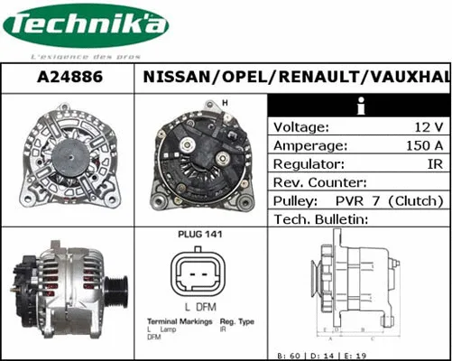 Alternator (A24886)