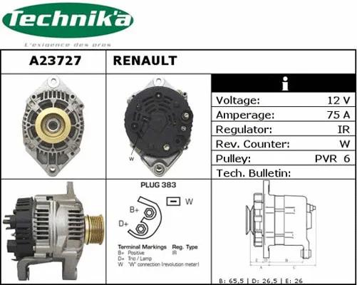 Alternator (A23727)