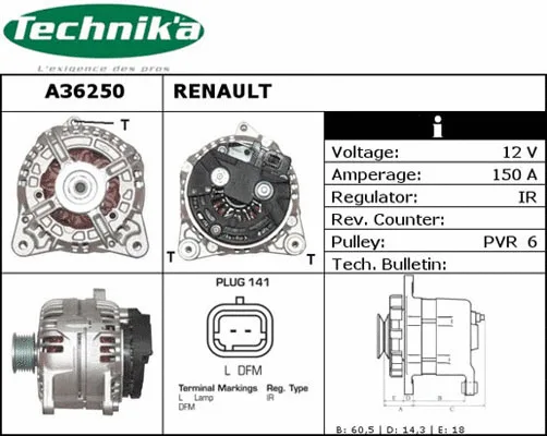 Alternator (A36250)