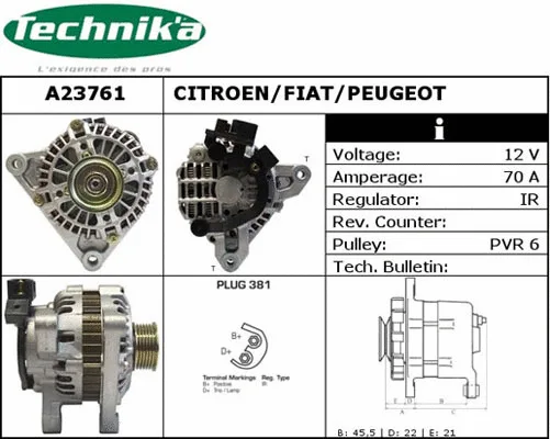 Alternator (A23761)