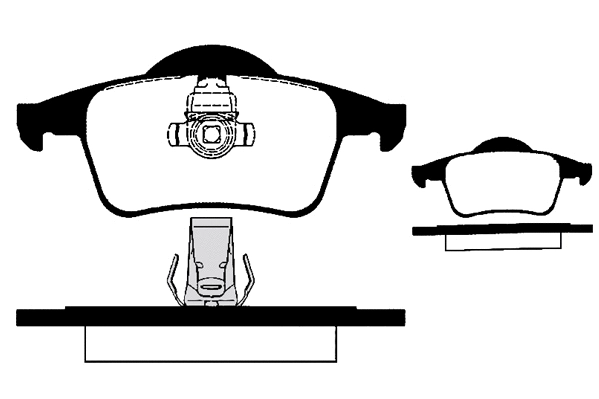 Brake Pad Set, disc brake (02133)