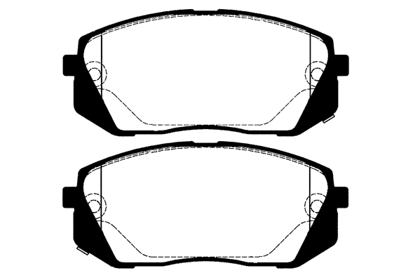 Brake Pad Set, disc brake (01863A)