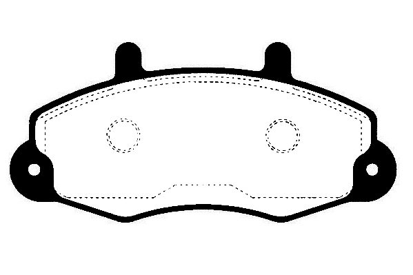 Brake Pad Set, disc brake (01076)