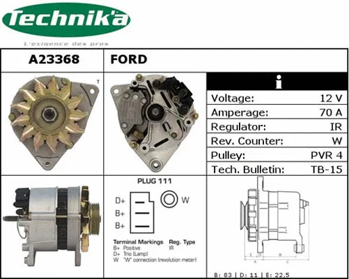 Alternator (A23368)