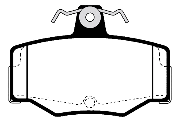 Brake Pad Set, disc brake (02045)