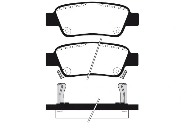 Brake Pad Set, disc brake (02217A)