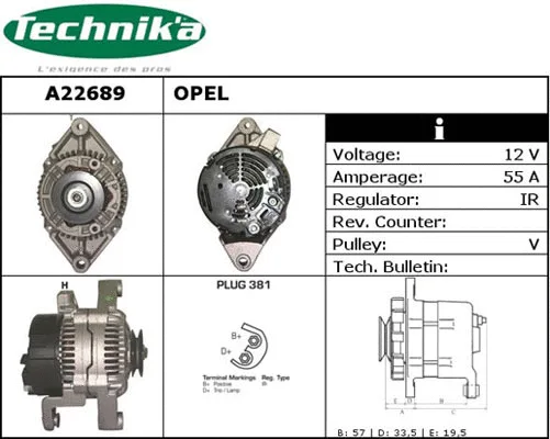 Alternator (A22689)