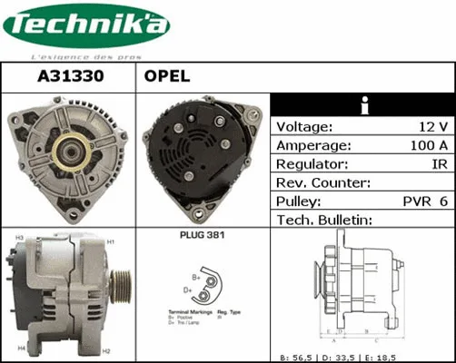 Alternator (A31330)
