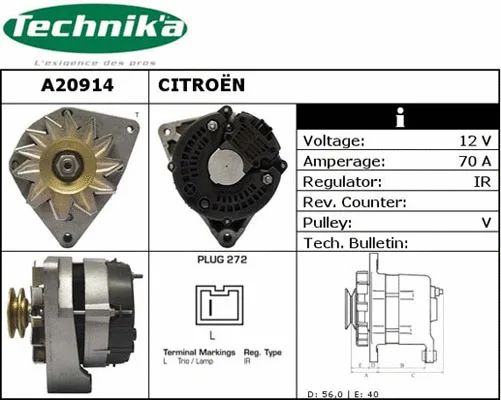 Alternator (A20914)