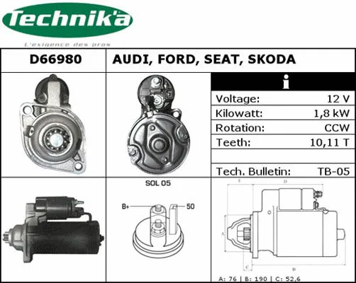 Starter (D66980)