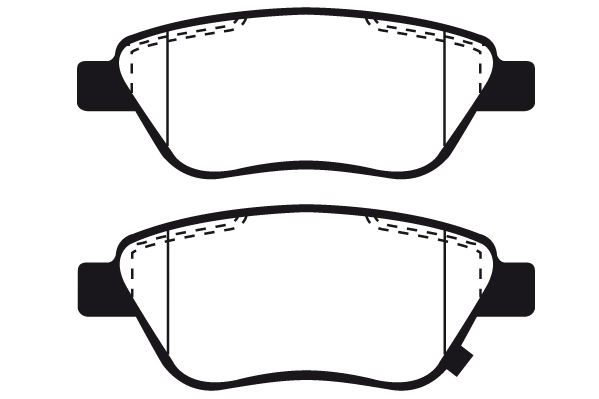 Brake Pad Set, disc brake (01635)