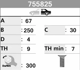 Brake Disc (755825)