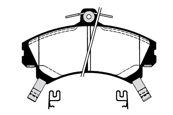 Brake Pad Set, disc brake (01154)