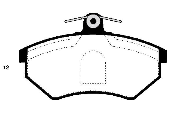 Brake Pad Set, disc brake (01565)