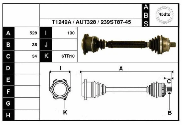 Drive Shaft (67239A)