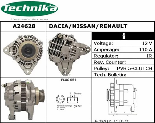 Alternator (A24628)