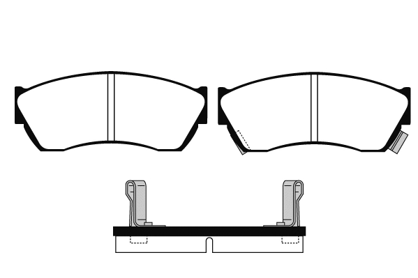 Brake Pad Set, disc brake (01313)