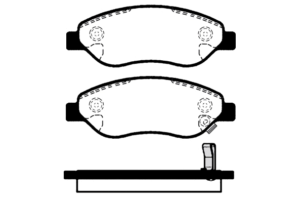 Brake Pad Set, disc brake (01714A)
