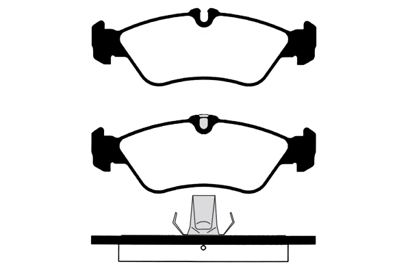Brake Pad Set, disc brake (02055)