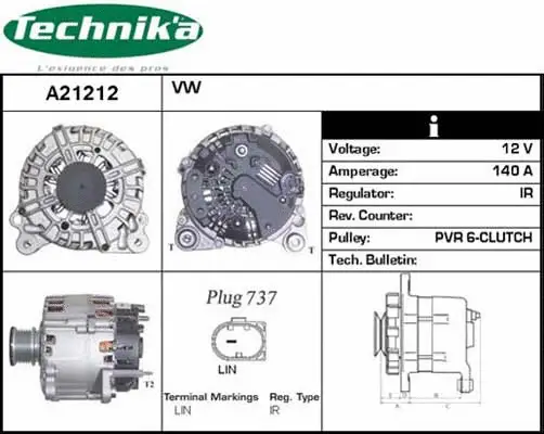 Alternator (A21212A)