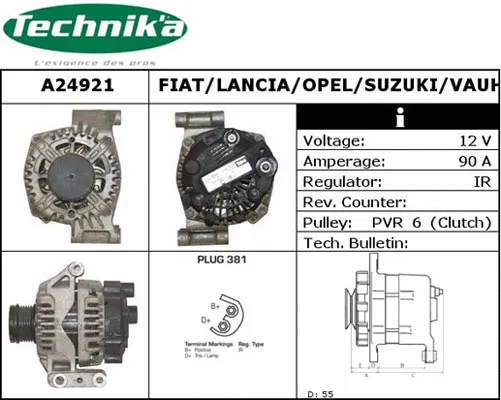 Alternator (A24921)