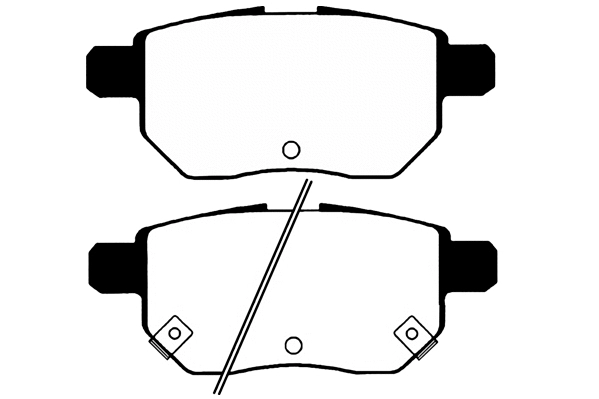 Brake Pad Set, disc brake (02272A)