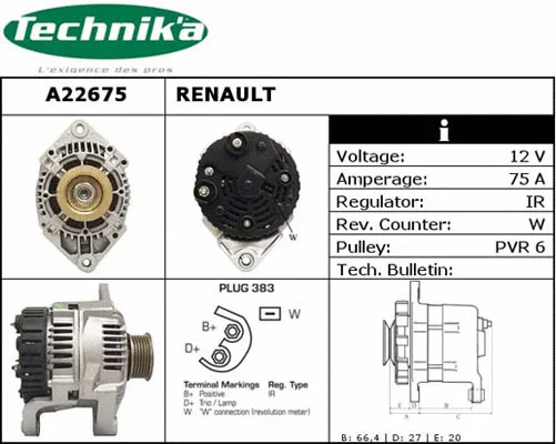 Alternator (A22675)
