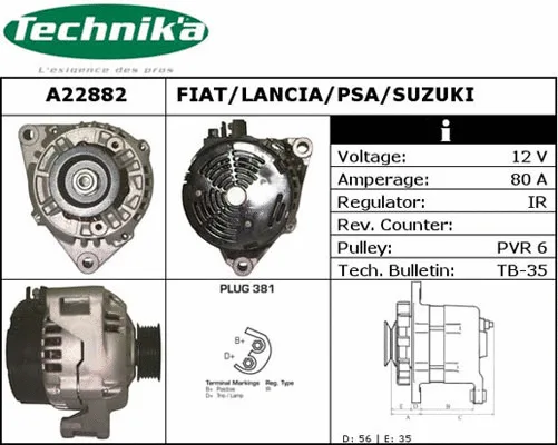 Alternator (A22882)