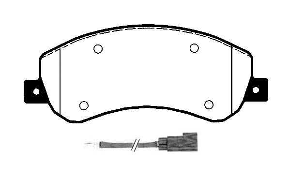Brake Pad Set, disc brake (01673A)