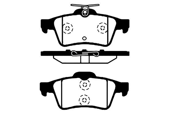 Brake Pad Set, disc brake (02285B)