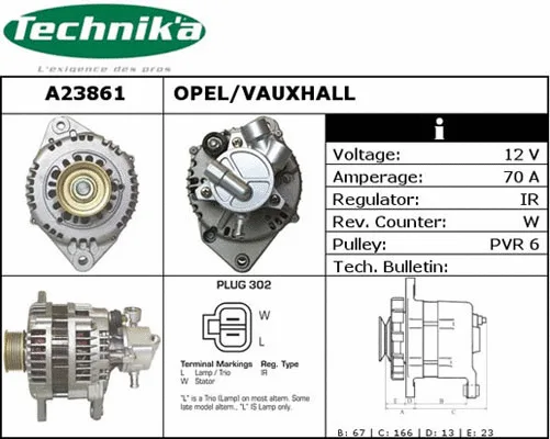 Alternator (A23861)