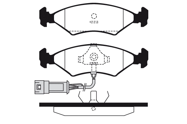 Brake Pad Set, disc brake (01061)