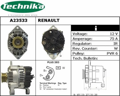 Alternator (A23533)