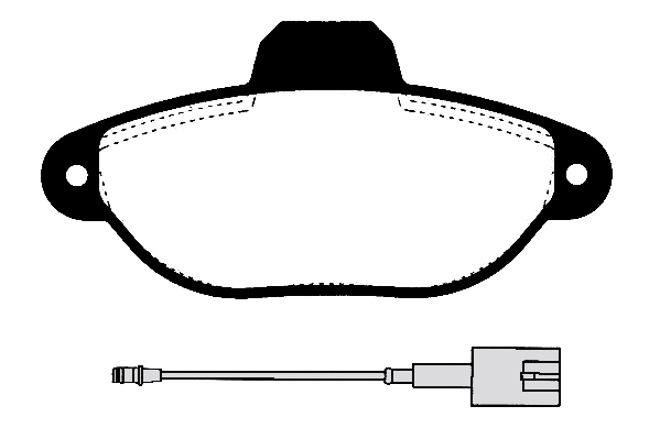 Brake Pad Set, disc brake (01847A)