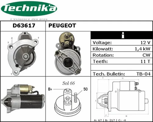 Starter (D63617)