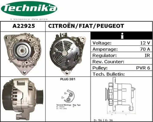 Alternator (A22925)