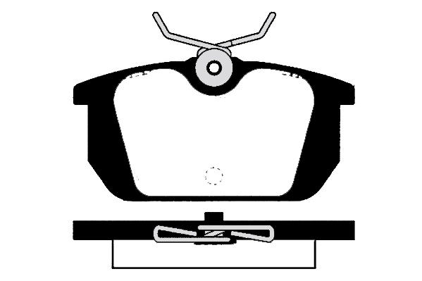 Brake Pad Set, disc brake (02021)