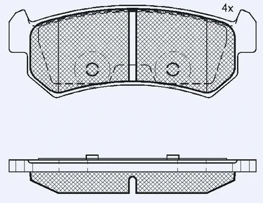 Brake Pad Set, disc brake (02259)