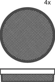 Brake Pad Set, disc brake (01104A)