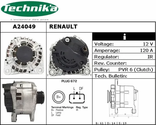 Alternator (A24049)