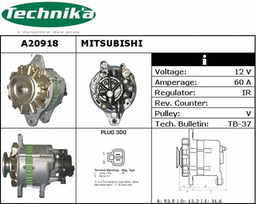 Alternator (A20918)