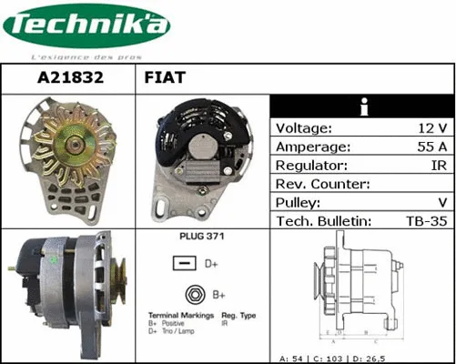 Alternator (A21832)