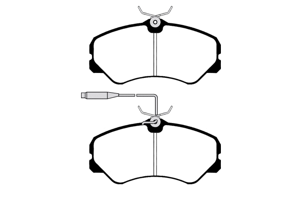 Brake Pad Set, disc brake (01116)