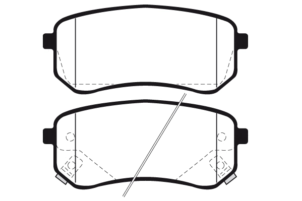 Brake Pad Set, disc brake (02230A)