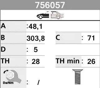 Brake Disc (756057)