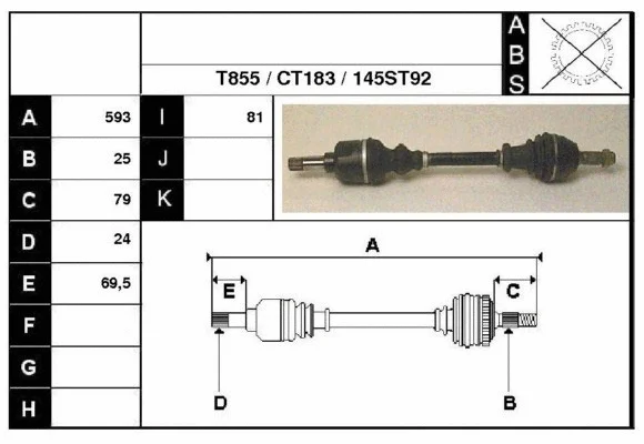 Drive Shaft (18145)