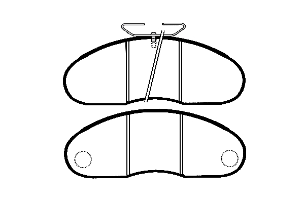 Brake Pad Set, disc brake (01245)