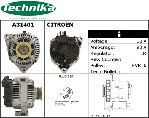 Alternator (A31401)