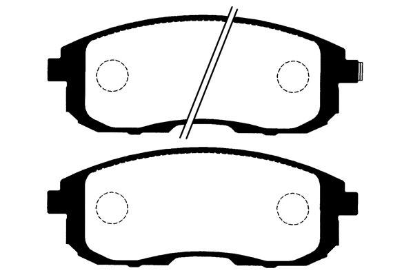 Brake Pad Set, disc brake (01693B)