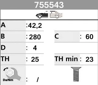 Brake Disc (755543)